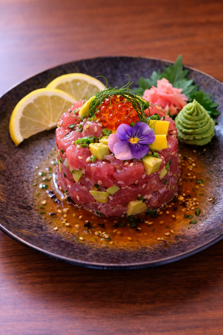 Tuna tartare Le Jyoti Asian Fusion