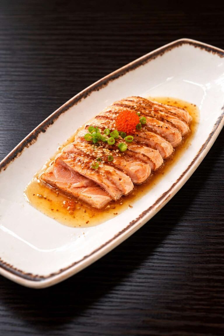 Le Jyoti Salmon tataki